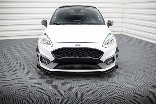 Frontsplitter Street Pro med flaps för Ford Fiesta MK8 ST/ST-Line