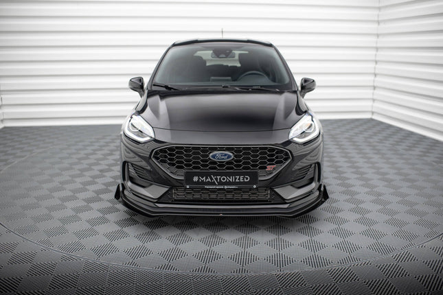 Frontsplitter Street Pro med flaps för Ford Fiesta ST MK8 Facelift
