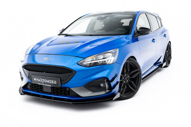 Frontsplitter Street Pro med flaps för Ford Focus ST/ST-Line MK4
