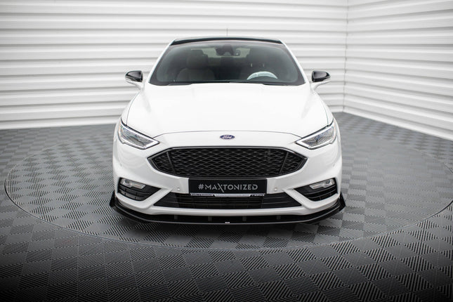 Frontsplitter Street Pro med flaps för Ford Mondeo Sport MK5 Facelift/Fusion Sport MK2 Facelift