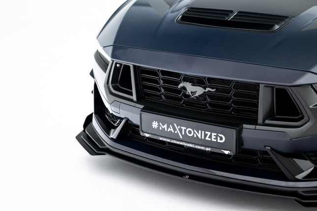 Frontsplitter Street Pro med flaps för Ford Mustang Dark Horse MK7