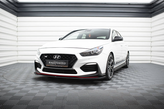 Frontsplitter Street Pro med flaps för Hyundai I30 N MK3 Hatchback/Fastback