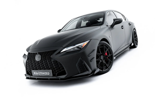 Frontsplitter Street Pro med flaps för Lexus IS 500 MK3 Facelift 2 (XE30)