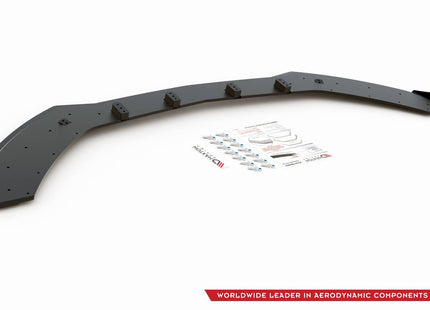 Frontsplitter Street Pro med flaps för Mercedes C43/AMG-Line Coupé C205