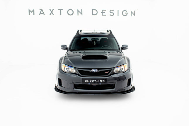 Frontsplitter Street Pro med flaps för Subaru Impreza WRX STI MK3 Facelift