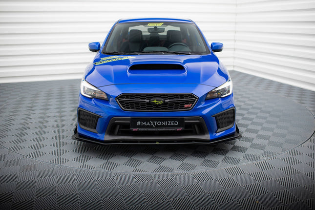 Frontsplitter Street Pro med flaps för Subaru WRX STI MK1 Facelift