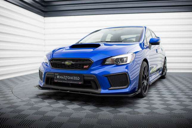 Frontsplitter Street Pro med flaps för Subaru WRX STI MK1 Facelift