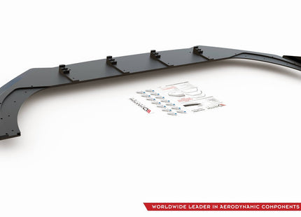 Frontsplitter Street Pro med flaps för VW Golf GTI/GTE/GTD/R-Line MK8