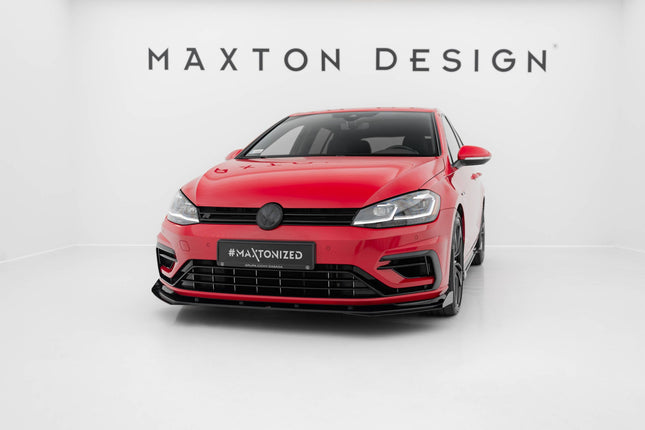 Frontsplitter Street Pro med flaps för VW Golf R/R-Line MK7 Facelift