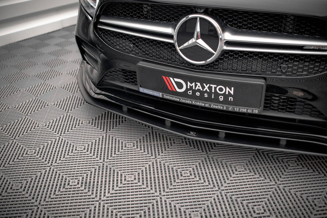Frontsplitter Street Pro för Mercedes A35/AMG-Line Aero Pack W177