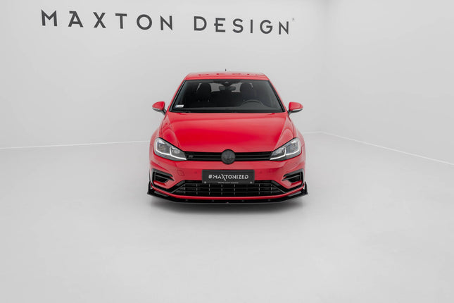Frontsplitter Street Pro V.2 för VW Golf R/R-Line MK7 Facelift