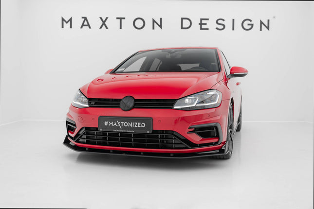 Frontsplitter Street Pro V.2 för VW Golf R/R-Line MK7 Facelift