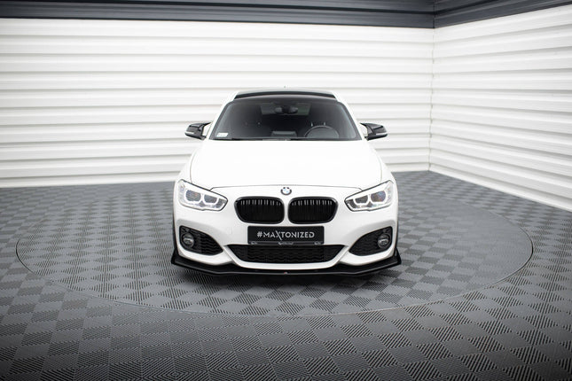 Frontsplitter Street Pro V.3 med flaps för BMW 1-serie F20 M-Paket Facelift/M140i