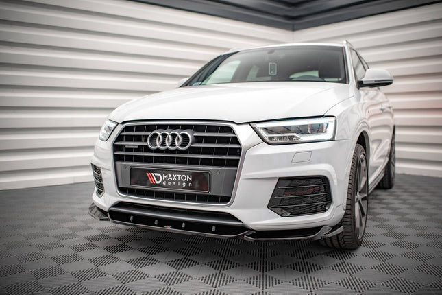 Frontsplitter V.1 för Audi Q3 Sport 8U Facelift