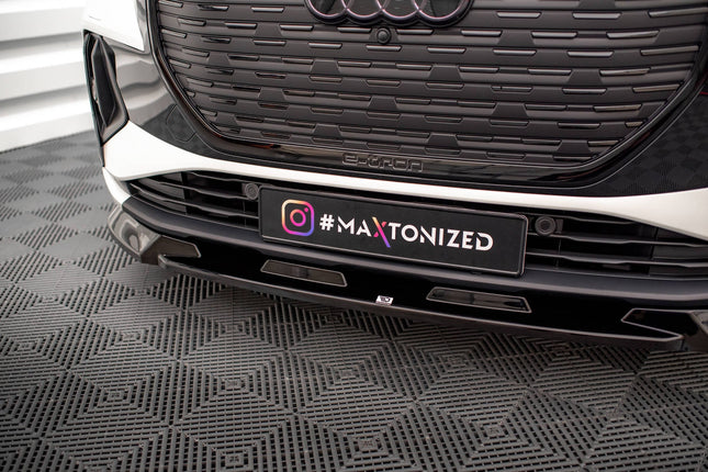 Frontsplitter V.1 för Audi Q4 e-tron Sportback S-Line MK1