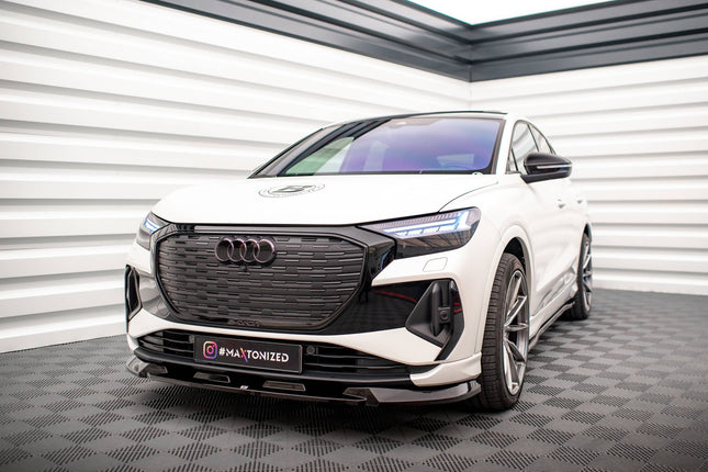 Frontsplitter V.1 för Audi Q4 e-tron Sportback S-Line MK1