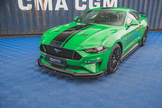 Frontsplitter V.1 med flaps för Ford Mustang GT MK6 Facelift