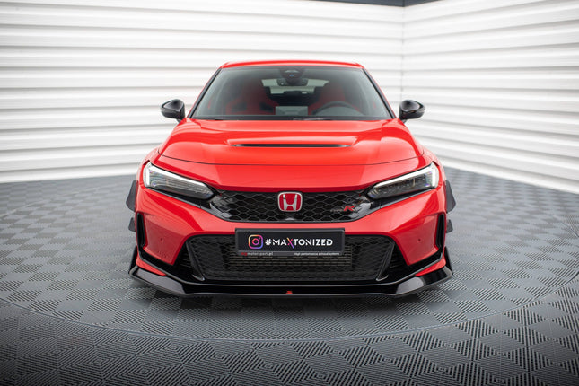 Frontsplitter V.1 med flaps för Honda Civic Type-R MK11