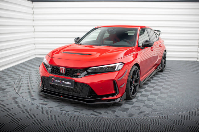Frontsplitter V.1 med flaps för Honda Civic Type-R MK11