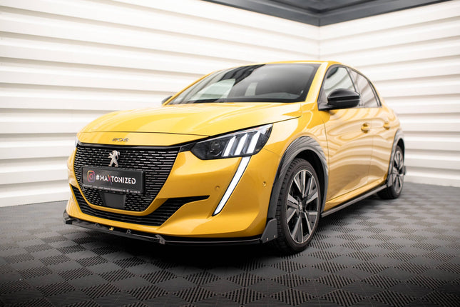 Frontsplitter V.1 med flaps för Peugeot 208 GT MK2