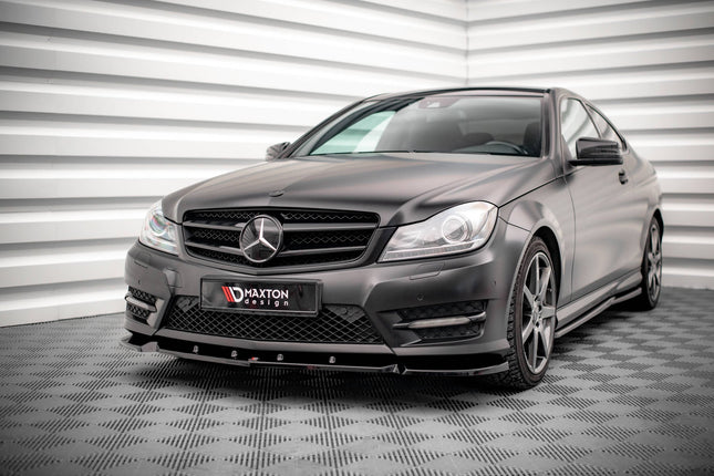 Frontsplitter V.1 för Mercedes C-Klass AMG-Line C204/W204 Facelift/S204 Facelift