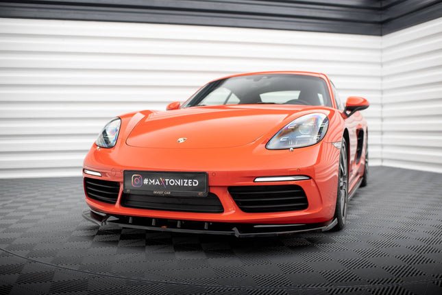 Frontsplitter V.1 för Porsche 718 Cayman 982c
