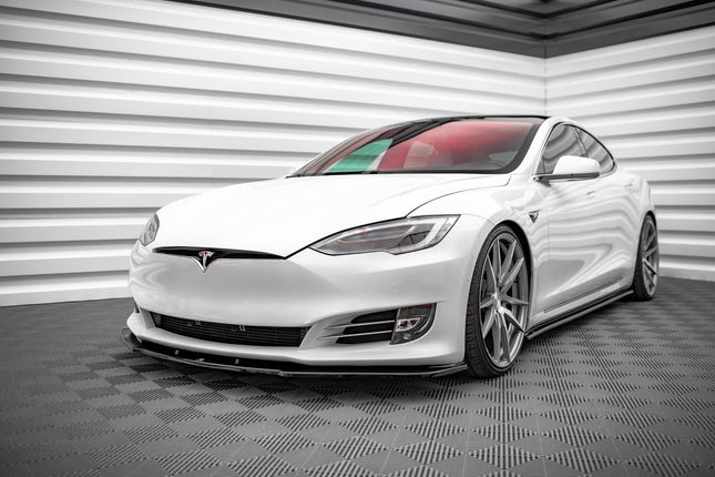 Frontsplitter V.1 för Tesla Model S Facelift