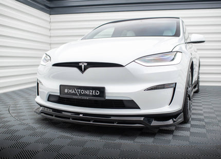 Frontsplitter V.1 för Tesla Model X MK1 Facelift