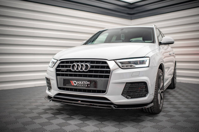 Frontsplitter V.2 för Audi Q3 Sport 8U Facelift