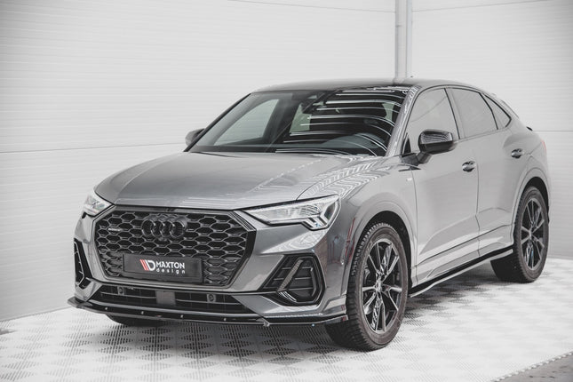 Frontsplitter V.2 för Audi Q3 Sportback/SUV S-Line F3