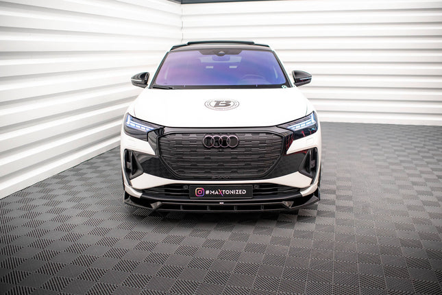Frontsplitter V.2 för Audi Q4 e-tron Sportback S-Line MK1