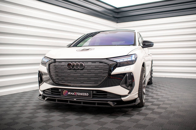 Frontsplitter V.2 för Audi Q4 e-tron Sportback S-Line MK1