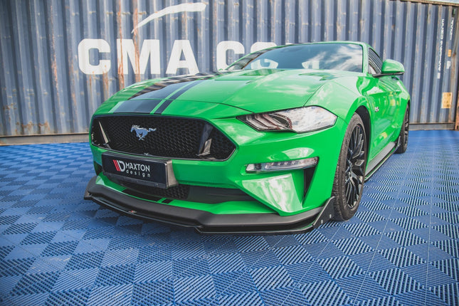 Frontsplitter V.2 med flaps för Ford Mustang GT MK6 Facelift