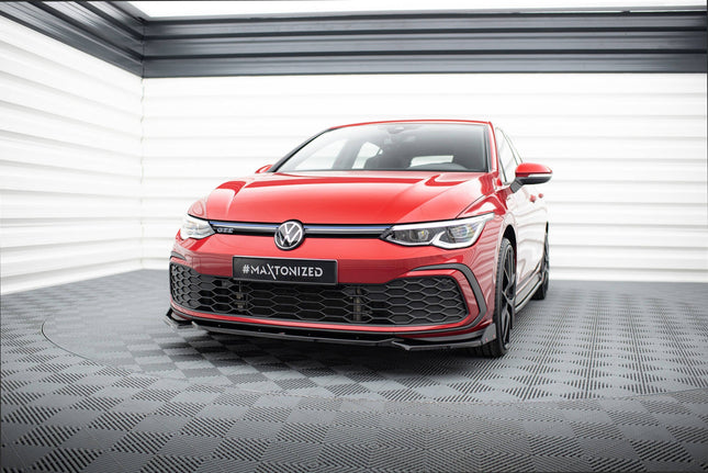 Frontsplitter V.2 med flaps för VW Golf GTI/GTE/GTD/R-Line MK8