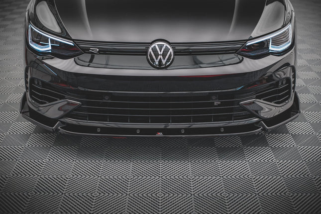 Frontsplitter V.2 med flaps för VW Golf R Hatchback/Variant MK8
