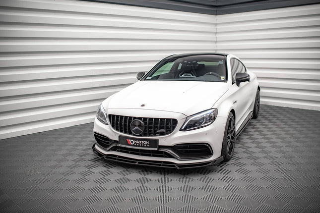 Frontsplitter V.2 för Mercedes C63 Coupé AMG Aero Pack C205 Facelift