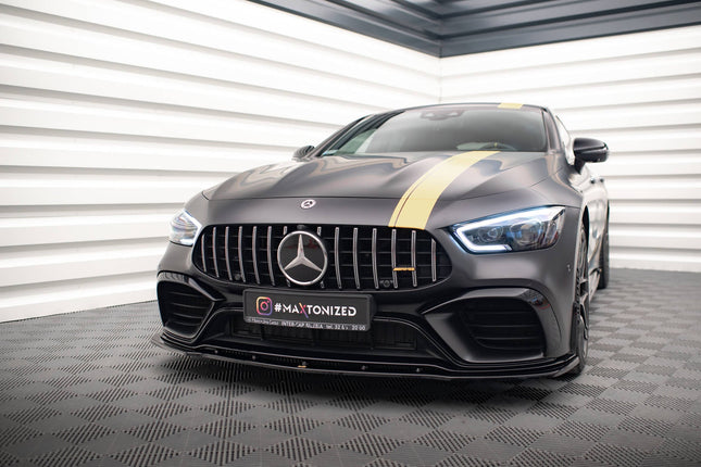 Frontsplitter V.2 för Mercedes GT 63S 4-dörrars Coupé Aero X290