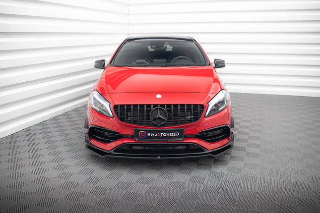 Frontsplitter V.2 för Mercedes A45 Aero W176 Facelift