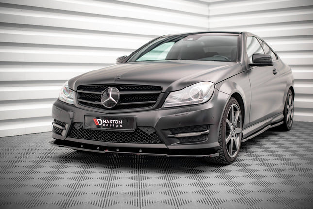 Frontsplitter V.2 för Mercedes C-Klass AMG-Line C204/W204 Facelift/S204 Facelift
