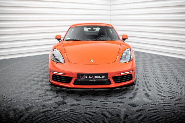 Frontsplitter V.2 för Porsche 718 Cayman 982c