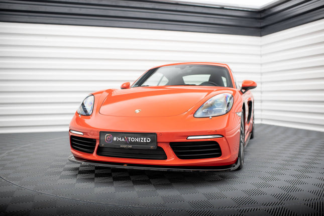 Frontsplitter V.2 för Porsche 718 Cayman 982c