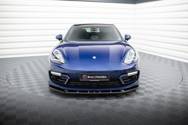 Frontsplitter V.2 för Porsche Panamera E-Hybrid 971 Facelift