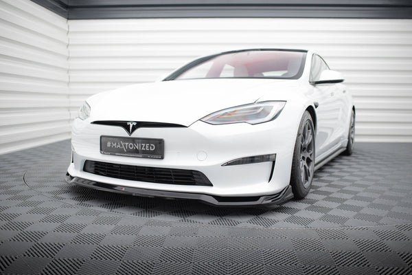 Frontsplitter V.2 för Tesla Model S Plaid MK1 Facelift