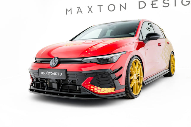 Frontsplitter V.2 för VW Golf GTI Clubsport MK8 Facelift