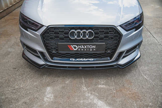 Frontsplitter V.3 för Audi A3 S-Line/S3 8V Facelift Sedan