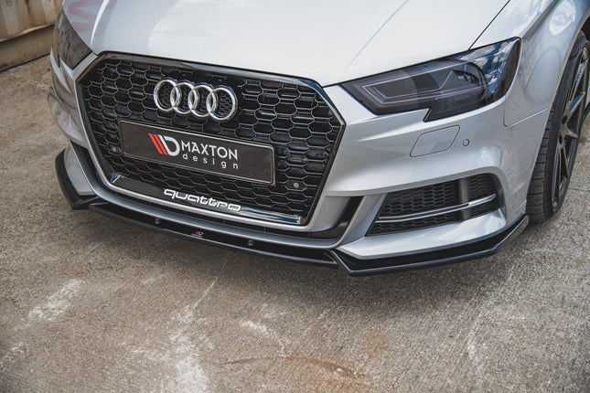 Frontsplitter V.3 för Audi A3 S-Line/S3 8V Facelift Sedan