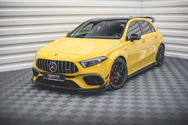 Frontsplitter V.3 med flaps för Mercedes A-Klass 45 S Aero Pack W177