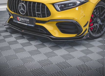 Frontsplitter V.3 med flaps för Mercedes A-Klass 45 S Aero Pack W177
