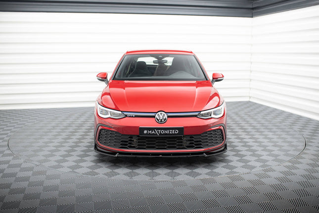 Frontsplitter V.3 med flaps för VW Golf GTI/GTE/GTD/R-Line MK8