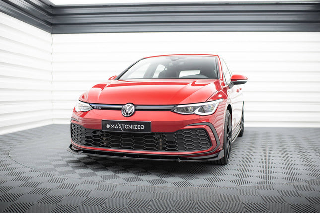 Frontsplitter V.3 med flaps för VW Golf GTI/GTE/GTD/R-Line MK8